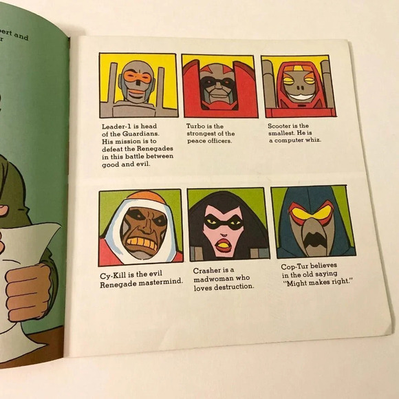 Vtg 1984 Go  Bots On Earth Golden Super Adventure Book - Picture 11 of 16